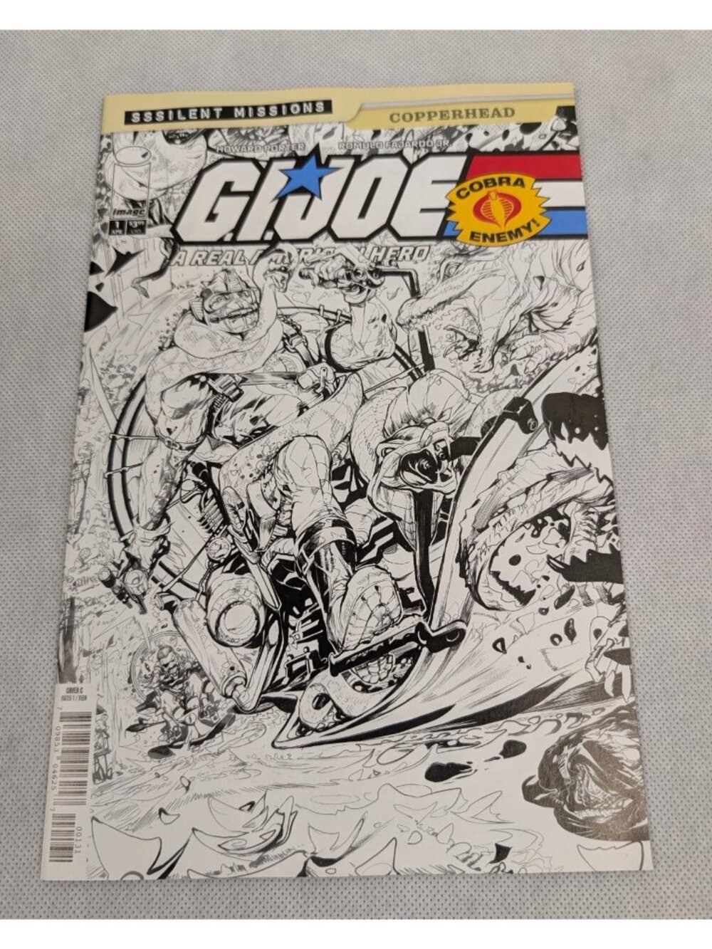 GI Joe SSSilent Missions COPPERHEAD #1 Prestige Variant Set A B & 1:10 Porter - Picture 2 of 11